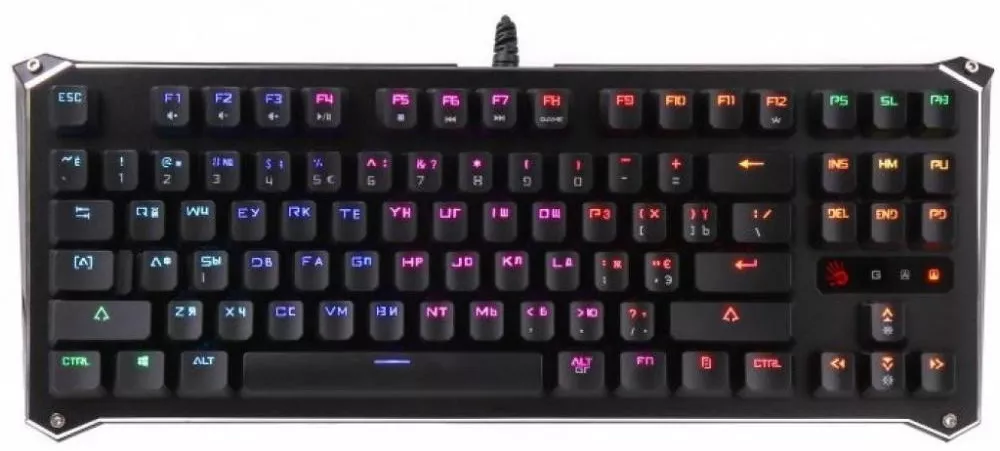 Клавіатура A4Tech B930 RGB Bloody Black USB - фото 1