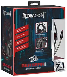 Навушники Redragon Berserk Pro Black/Grey (64209) - мініатюра 8