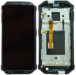 Дисплей Oukitel WP2 с тачскрином и рамкой, оригинал, Black