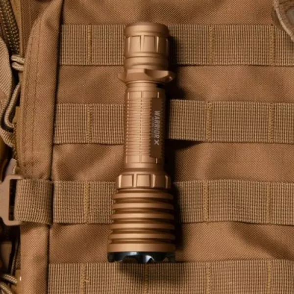 Ліхтарик акумуляторний Olight Warrior X CT (1x18650, 2xCR123, 2xRCR123) Coyote - фото 7