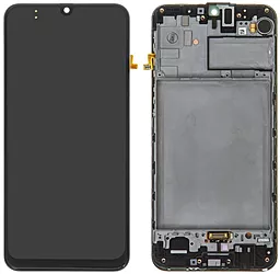 Дисплей Samsung Galaxy M30s M307 з тачскріном і рамкою, оригінал, Black