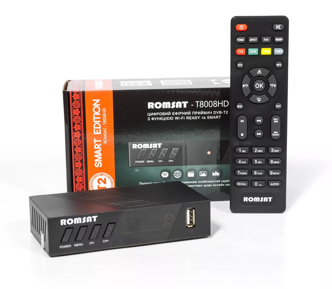 Цифровой тюнер Т2 Romsat T8008HD - фото 10