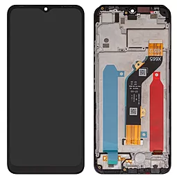 Дисплей Infinix Hot 20i с тачскрином и рамкой, оригинал, Black - фото Дисплей Infinix Hot 20i с тачскрином и рамкой, оригинал, Black