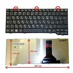 Клавіатура для ноутбуку Fujitsu AM U9210 S118D V080129DK1 - мініатюра 2