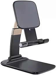 Настольная подставка ESSAGER Knight Foldable Desk Mobile Phone Holder Stand (Alloy) Black (EZJZM-QS01) - фото Настольная подставка ESSAGER Knight Foldable Desk Mobile Phone Holder Stand (Alloy) Black (EZJZM-QS01)