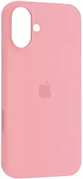 Чехол Silicone Case Full для Apple iPhone 16 Pink - фото Чехол Silicone Case Full для Apple iPhone 16 Pink
