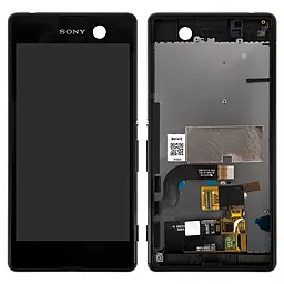 Дисплей Sony Xperia M5 (E5603, E5606, E5633, E5643, E5653, E5663) с тачскрином и рамкой, Black - фото Дисплей Sony Xperia M5 (E5603, E5606, E5633, E5643, E5653, E5663) с тачскрином и рамкой, Black