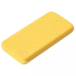 Повербанк Nomi F100 10000 mAh Yellow - фото Повербанк Nomi F100 10000 mAh Yellow