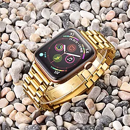 Змінний ремінець для розумного годинника W26 Steel Band для Apple Watch 42/44/45/49mm Gold (WH5240-GD) - мініатюра 4