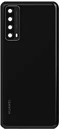 Задняя крышка корпуса Huawei P Smart 2021 со стеклом камеры Original Midnight Black - фото Задняя крышка корпуса Huawei P Smart 2021 со стеклом камеры Original Midnight Black
