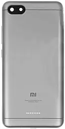 Задняя крышка корпуса Xiaomi Redmi 6A 1SIM со стеклом камеры Grey - фото Задняя крышка корпуса Xiaomi Redmi 6A 1SIM со стеклом камеры Grey