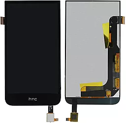 Дисплей HTC Desire 616 з тачскріном, оригінал, Black
