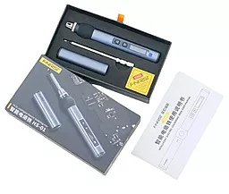 Паяльник з живленням від USB FNIRSI Smart HS-01 Silver (65Вт, 420℃) - мініатюра 6