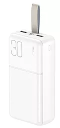 Повербанк XO PR199 Light Display 30000mAh White - фото Повербанк XO PR199 Light Display 30000mAh White