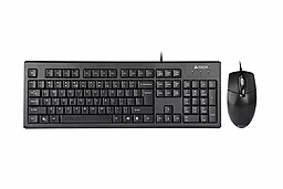 Комплект (клавиатура+мышка) A4Tech Black (KR-8372) - фото Комплект (клавиатура+мышка) A4Tech Black (KR-8372)