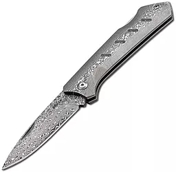 Нож Boker Plus Damascus Dominator (01BO511DAM) Grey - фото Нож Boker Plus Damascus Dominator (01BO511DAM) Grey
