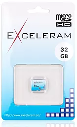 Карта пам'яті Exceleram microSDHC 32GB Class 10 (EMSD0005) - мініатюра 2