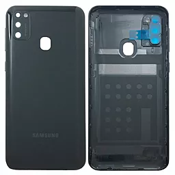 Задняя крышка корпуса Samsung Galaxy M21 M215 со стеклом камеры Original Raven Black - фото Задняя крышка корпуса Samsung Galaxy M21 M215 со стеклом камеры Original Raven Black