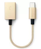 OTG-переходник Satechi Type-C to Type-A Cabled Adapter Gold (ST-TCCAG) - миниатюра 4