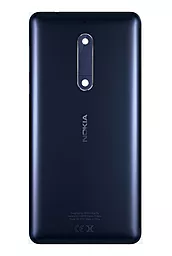 Задняя крышка корпуса Nokia 5 Dual Sim TA-1053 со стеклом камеры Original Blue