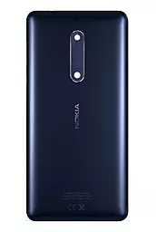 Задняя крышка корпуса Nokia 5 Dual Sim TA-1053 со стеклом камеры Original Blue - фото Задняя крышка корпуса Nokia 5 Dual Sim TA-1053 со стеклом камеры Original Blue