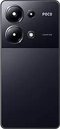 Задняя крышка корпуса Xiaomi Poco M6 Pro со стеклом камеры Original Black - фото Задняя крышка корпуса Xiaomi Poco M6 Pro со стеклом камеры Original Black