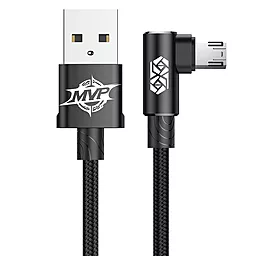 Кабель USB Baseus MVP Elbow 2M micro USB Cable Black (CAMMVP-B01)