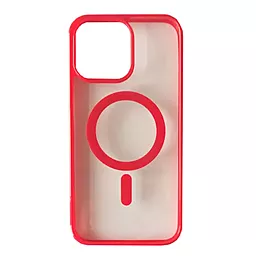 Чехол Epik Clear Color MagSafe Case Box для Apple iPhone 14 Pro Red