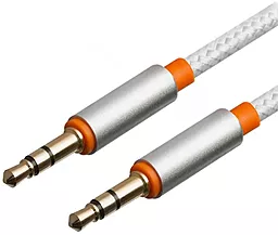 Аудіо кабель Defender JACK01-03 AUX mini Jack 3.5 мм М/М cable 1.2 м white
