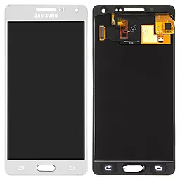 Дисплей Samsung Galaxy A5 A500 2015 з тачскріном, (TFT), White