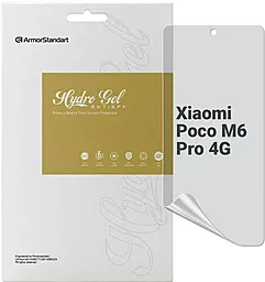 Гидрогелевая пленка ArmorStandart Anti-spy для Xiaomi Poco M6 Pro 4G (ARM74166) - фото Гидрогелевая пленка ArmorStandart Anti-spy для Xiaomi Poco M6 Pro 4G (ARM74166)