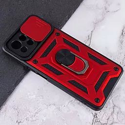 Ударопрочный чехол Camshield Serge Ring for Magnet для Xiaomi Mi 11 Lite Красный - миниатюра 4