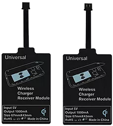 QI приемник к беспроводном зарядном устройстве Wireless Charging Receiver Micro USB (Универсальный) TYPE-B