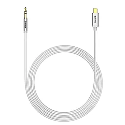 Аудио кабель Baseus M01 Yiven AUX mini Jack 3.5 - USB Type-C M/M Cable 1.2 м silver - миниатюра 3