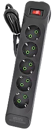Сетевой фильтр (удлинитель) Voltronic F25 2500w 5 розеток 2м c выключателем черный (F25-чёрный) - фото Сетевой фильтр (удлинитель) Voltronic F25 2500w 5 розеток 2м c выключателем черный (F25-чёрный)