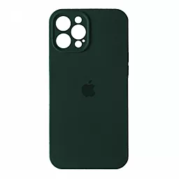Чехол Silicone Case Full Camera для Apple iPhone 15 Pro Max cyprus green
