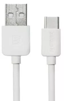 Кабель Remax Light USB-A - Type-C 12w 2.4a 1м cable White (RC-006a) - фото 1