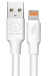 Кабель WUW X169 USB-A - Lightning 12w 5a 1м cable White - фото Кабель WUW X169 USB-A - Lightning 12w 5a 1м cable White