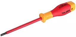 Отвёртка диэлектрическая Tolsen Premium VDE 150 мм (V30208) (-SL4.0) - фото Отвёртка диэлектрическая Tolsen Premium VDE 150 мм (V30208) (-SL4.0)