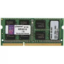 Оперативна пам'ять для ноутбука Kingston DDR3 8GB 1600 MHz (KVR16S11/8)