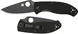 Ніж Spyderco Tenacious Black Blade (C122GBBKP) - мініатюра 3 Ніж Spyderco Tenacious Black Blade (C122GBBKP) - мініатюра 3