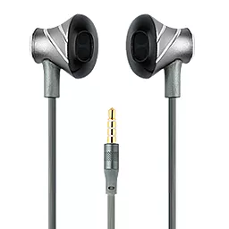 Наушники Totu Melody Series Metal Earphone Grey - фото Наушники Totu Melody Series Metal Earphone Grey