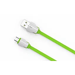 Кабель USB LDNio micro USB Cable Green (LS04) - миниатюра 2
