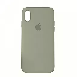 {"ru": "Чехол", "uk": "Чохол"} Silicone Case Full для Apple iPhone XS Max Pebble