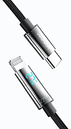 Кабель WUW X215 USB Type-C - Lightning 27w 3a 1м PD cable Black - фото Кабель WUW X215 USB Type-C - Lightning 27w 3a 1м PD cable Black