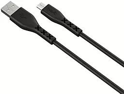 Кабель Havit HV-H67 USB-A - micro USB 12w 2.4a 1.8м cable Black - мініатюра 3 Кабель Havit HV-H67 USB-A - micro USB 12w 2.4a 1.8м cable Black - мініатюра 3