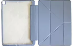 Чехол для планшета Smart Case Clear с местом под стилус для Apple iPad 10.2 (2019/2020), Pro 10.5 (2017), Air 10.5 Purple - фото Чехол для планшета Smart Case Clear с местом под стилус для Apple iPad 10.2 (2019/2020), Pro 10.5 (2017), Air 10.5 Purple