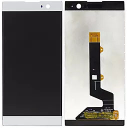 Дисплей Sony Xperia XA2 (H3113, H3123, H3133, H4113, H4133) з тачскріном, оригінал, Silver