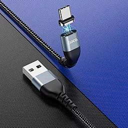 Кабель Hoco U96 Traveller Magnetic Charging Data USB-A - Type-C 15w 3a 1м cable Black - миниатюра 8 Кабель Hoco U96 Traveller Magnetic Charging Data USB-A - Type-C 15w 3a 1м cable Black - миниатюра 8