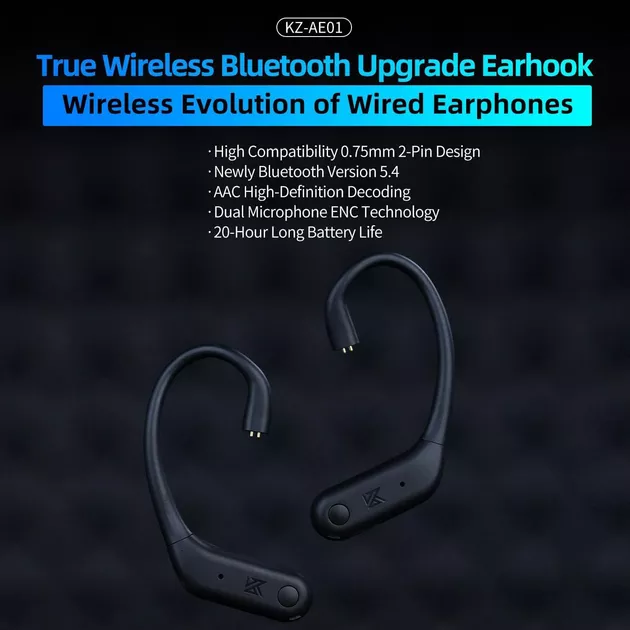 Bluetooth-модуль KZ AE01 з завушинами (C-pin) - фото 4